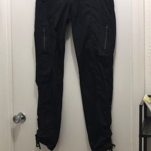 Boston Proper Long Black Cargo pants. Size 8